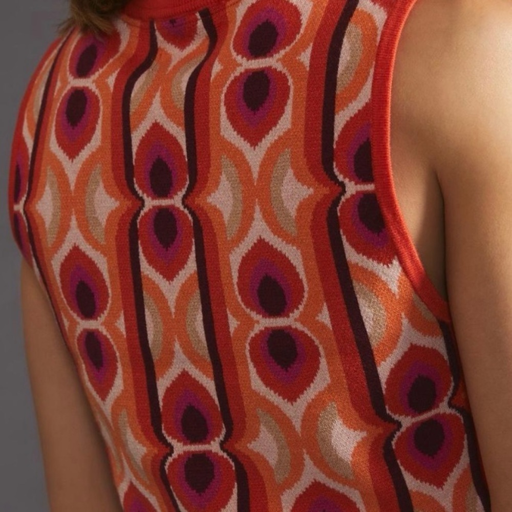 Anthropologie - Maeve - Vera Jacquard Sweater Vest - Size Medium